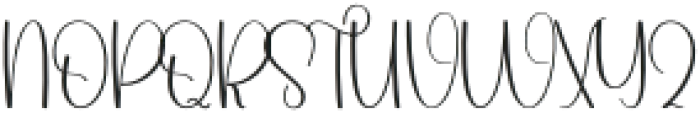BeautifulHandwriting Regular otf (400) Font UPPERCASE