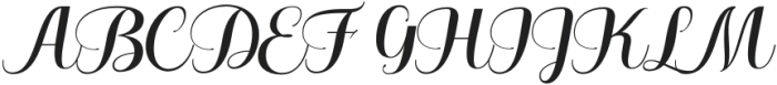 BeautifulScript-Regular otf (400) Font UPPERCASE