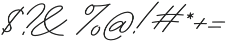 Beautifully Delicious Script otf (400) Font OTHER CHARS