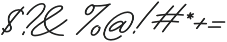 Beautifully Delicious Script otf (700) Font OTHER CHARS
