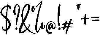 Beautifully otf (400) Font OTHER CHARS