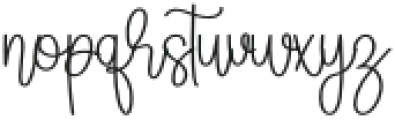Beautify Together Regular otf (400) Font LOWERCASE
