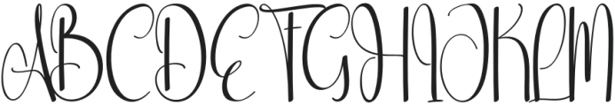 Beauty Amazing Regular otf (400) Font UPPERCASE