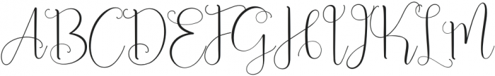 Beauty And Love Script otf (400) Font UPPERCASE