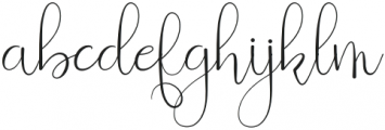 Beauty And Love Script otf (400) Font LOWERCASE