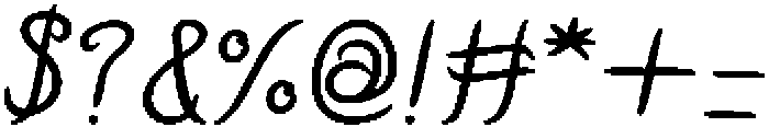 Beauty And The Best otf (700) Font OTHER CHARS