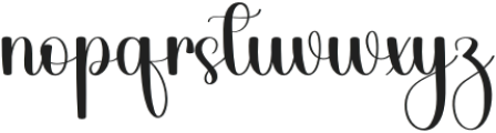Beauty Angel Regular otf (400) Font LOWERCASE