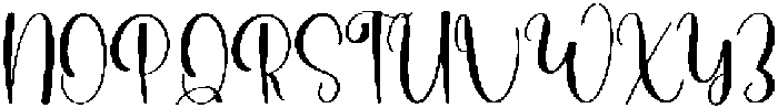 Beauty Autography Regular otf (400) Font UPPERCASE