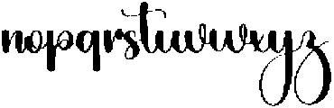 Beauty Autography Regular otf (400) Font LOWERCASE