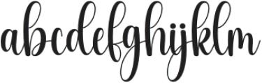 Beauty Darling Regular otf (400) Font LOWERCASE