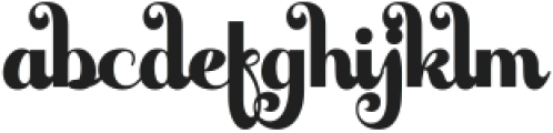 Beauty Evershine Regular ttf (400) Font LOWERCASE