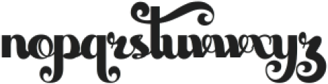 Beauty Evershine Regular ttf (400) Font LOWERCASE