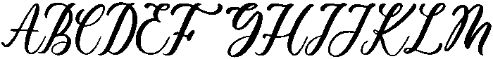 Beauty Flower otf (400) Font UPPERCASE