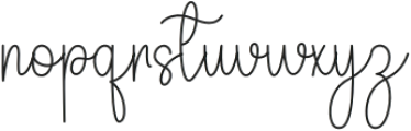 Beauty Giaovany Regular otf (400) Font LOWERCASE