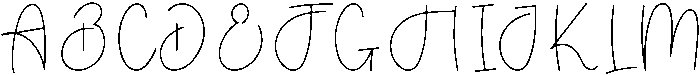 Beauty Handmade Regular otf (400) Font UPPERCASE
