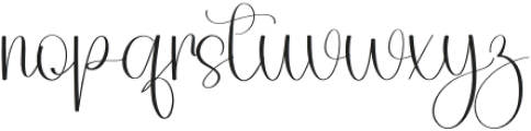Beauty Handmade Regular otf (400) Font LOWERCASE