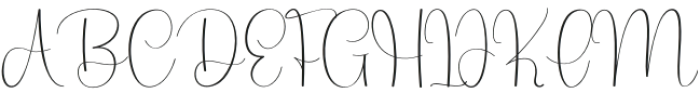Beauty Handwriten Regular otf (400) Font UPPERCASE