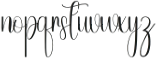 Beauty Handwriten Regular otf (400) Font LOWERCASE