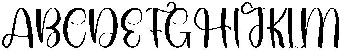 Beauty Handwriting Regular otf (400) Font UPPERCASE