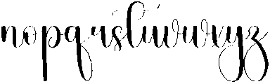Beauty Handwriting Regular otf (400) Font LOWERCASE