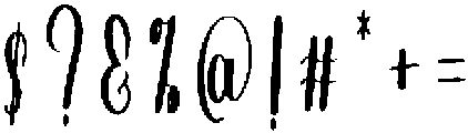 Beauty Handwriting Regular otf (400) Font OTHER CHARS