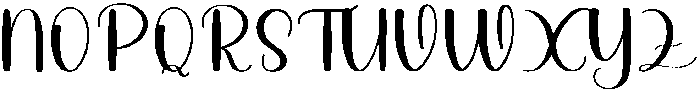 Beauty Handwriting Regular otf (400) Font UPPERCASE