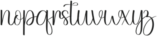 Beauty Heart Regular otf (400) Font LOWERCASE