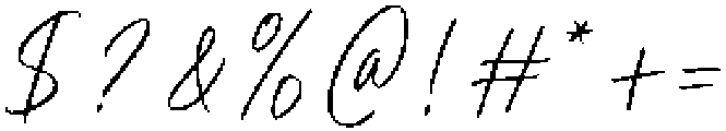 Beauty Hurst Regular otf (400) Font OTHER CHARS