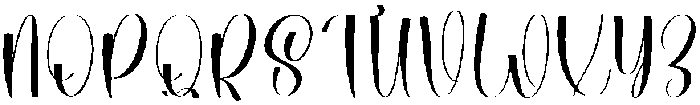 Beauty Kindness Regular otf (400) Font UPPERCASE
