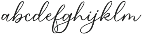 Beauty Light Signature otf (300) Font LOWERCASE