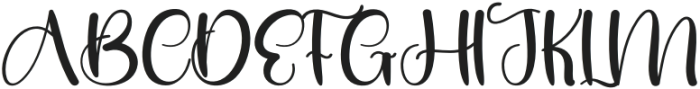 Beauty Magical Regular otf (400) Font UPPERCASE