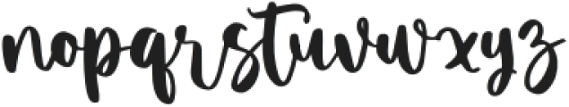 Beauty Melody Regular otf (400) Font LOWERCASE