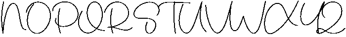 Beauty Nature Regular otf (400) Font UPPERCASE