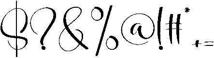 Beauty Nature Regular otf (400) Font OTHER CHARS