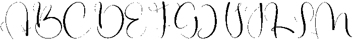 Beauty Nature Regular otf (400) Font UPPERCASE