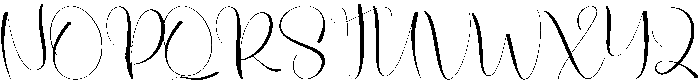Beauty Nature Regular otf (400) Font UPPERCASE