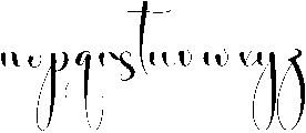 Beauty Nature Regular otf (400) Font LOWERCASE