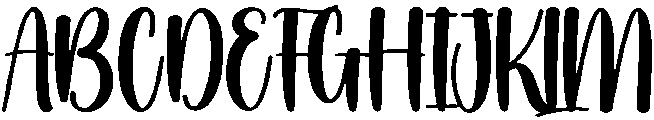 Beauty Regular otf (400) Font UPPERCASE