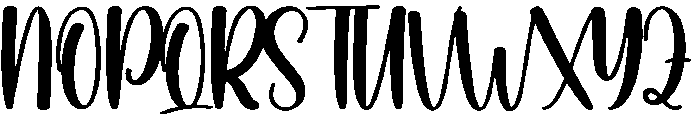 Beauty Regular otf (400) Font UPPERCASE