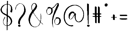 Beauty Regular otf (400) Font OTHER CHARS