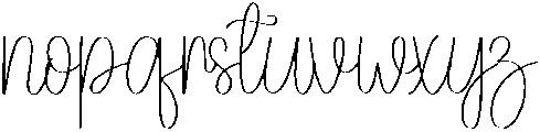Beauty Regular otf (400) Font LOWERCASE
