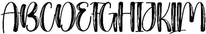 Beauty Regular otf (400) Font UPPERCASE