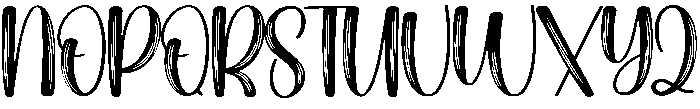 Beauty Regular otf (400) Font UPPERCASE