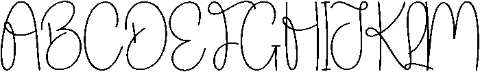 Beauty Regular otf (400) Font UPPERCASE
