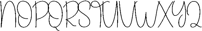 Beauty Regular otf (400) Font UPPERCASE