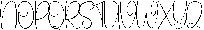Beauty Regular otf (400) Font UPPERCASE