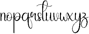 Beauty Regular otf (400) Font LOWERCASE