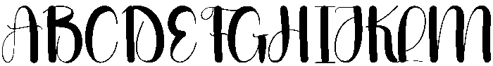 Beauty Regular otf (400) Font UPPERCASE