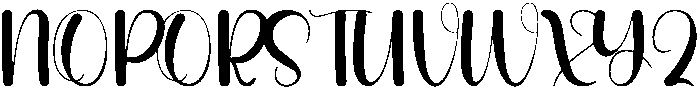 Beauty Regular otf (400) Font UPPERCASE