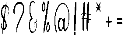 Beauty Regular otf (400) Font OTHER CHARS